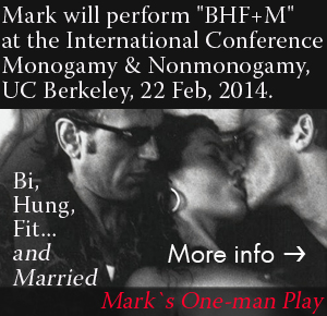 One-man show about a bisexual man coming out to his wife